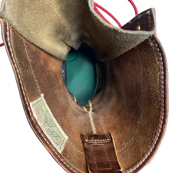 LL Bean Maine Hunting Shoe 12 Inch Mens 9 Womens 10 Pac Boot VTG Leather Tall - Picture 9 of 9